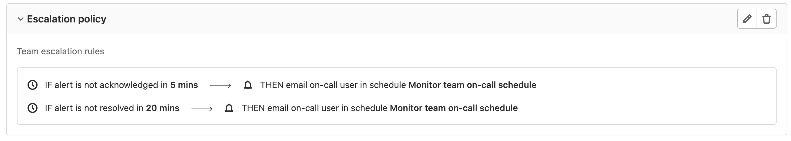 Escalation Policies Incident Management Operations Help GitLab   Escalation Policy V14 1 